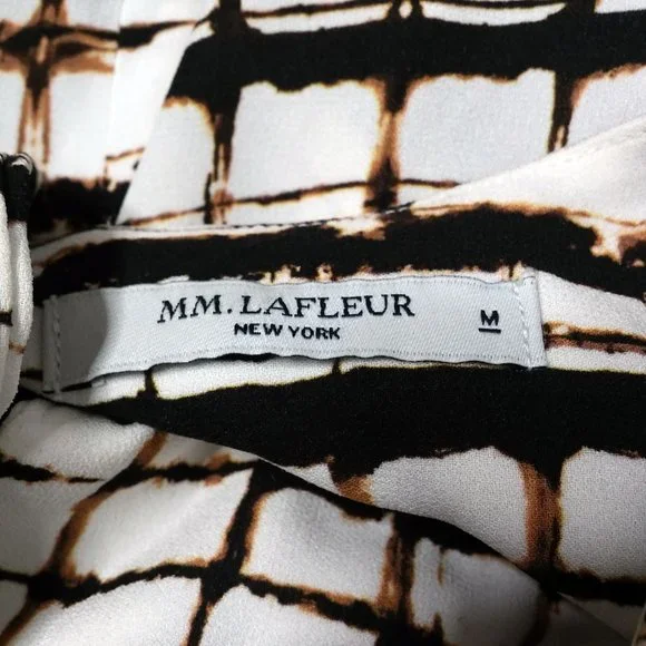 MM Lafleur The Coppola Top Trestle Ivory Size M - Picture 5 of 7